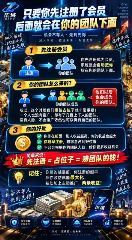 图片[3]-柒域，全网公排滑落，占位就能躺赚？一文带你看懂-413首码网